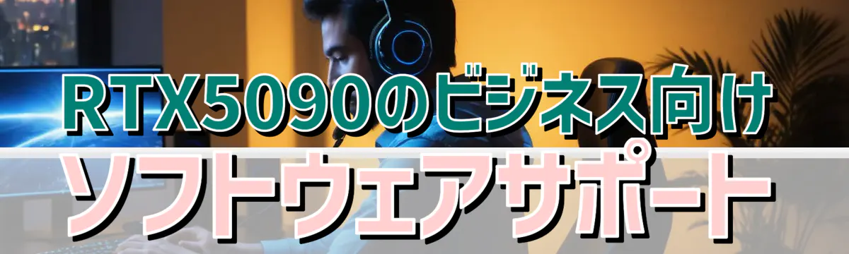 RTX5090のビジネス向けソフトウェアサポート