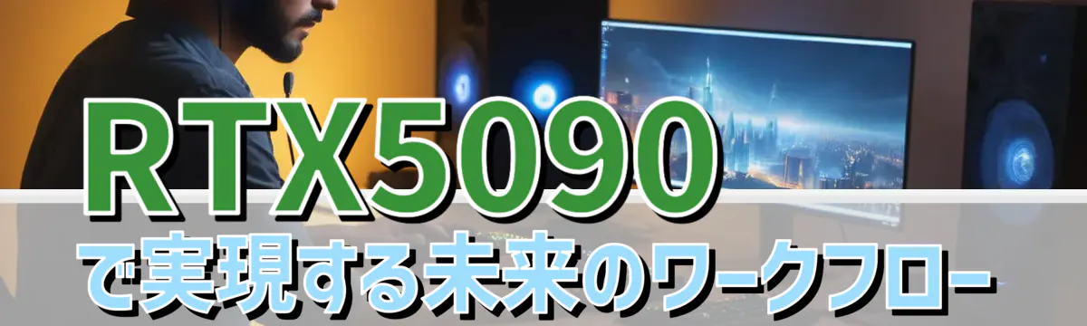 RTX5090で実現する未来のワークフロー