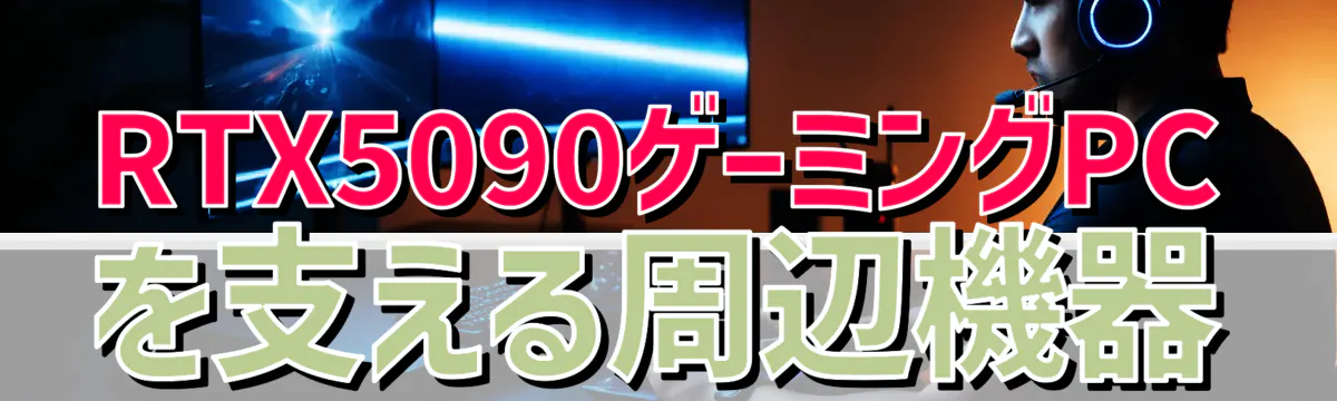 RTX5090ゲーミングPCを支える周辺機器