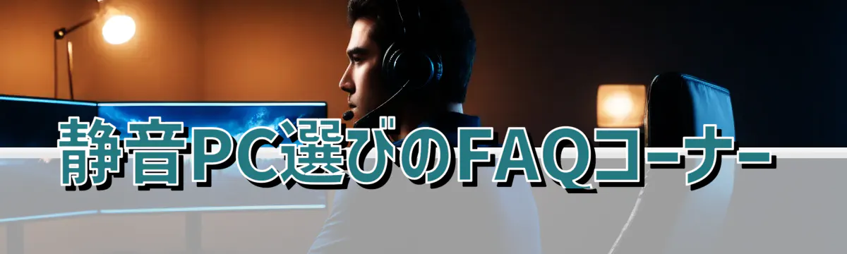 静音PC選びのFAQコーナー