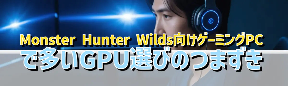 Monster Hunter Wilds向けゲーミングPCで多いGPU選びのつまずき