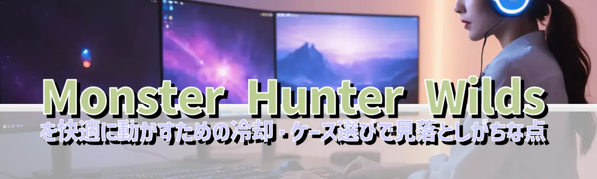 Monster Hunter Wildsを快適に動かすための冷却・ケース選びで見落としがちな点