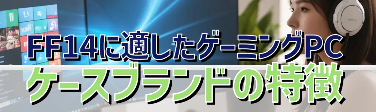 FF14に適したゲーミングPCケースブランドの特徴