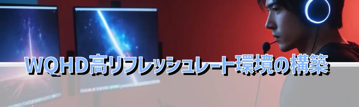 WQHD高リフレッシュレート環境の構築