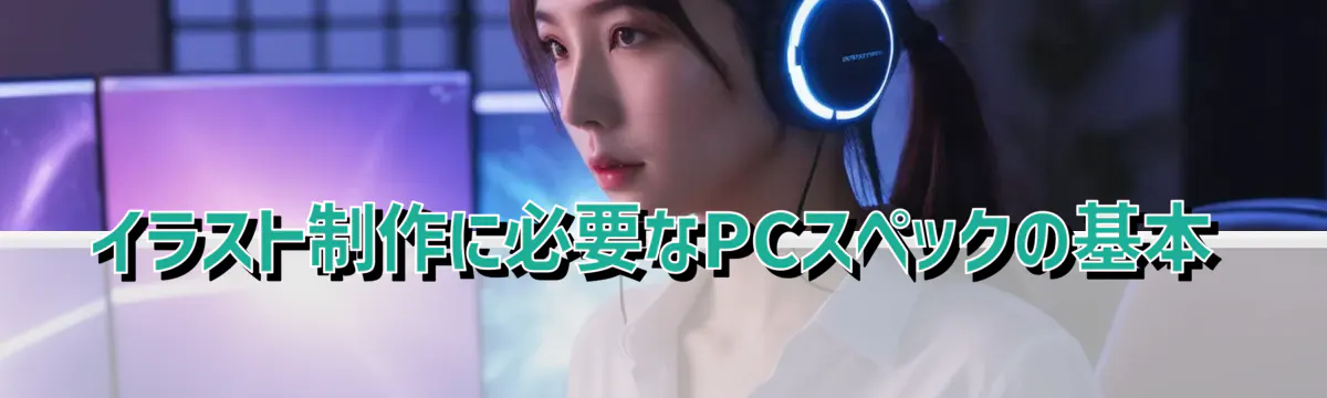 イラスト制作に必要なPCスペックの基本