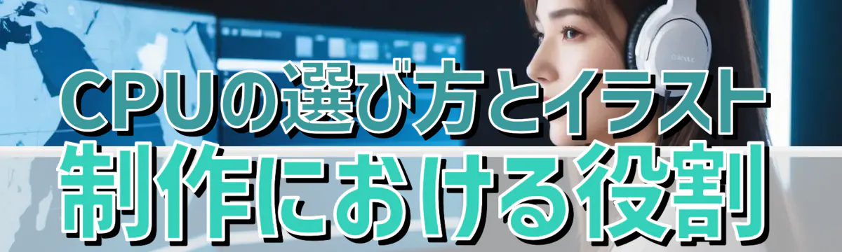 CPUの選び方とイラスト制作における役割