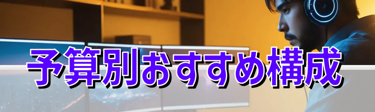 予算別おすすめ構成