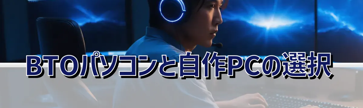 BTOパソコンと自作PCの選択
