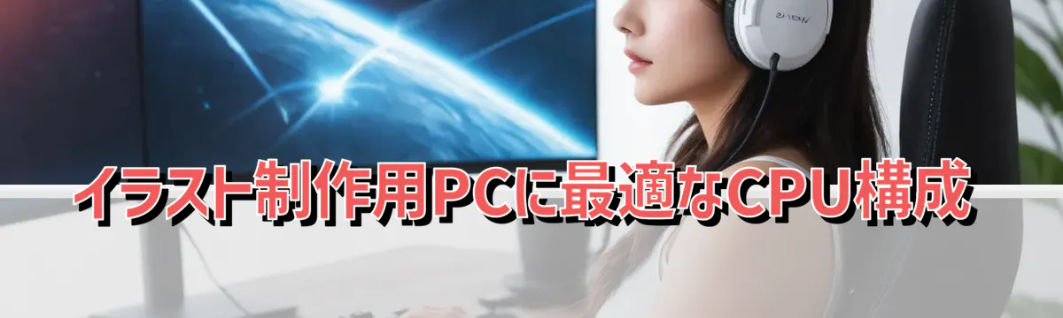 イラスト制作用PCに最適なCPU構成