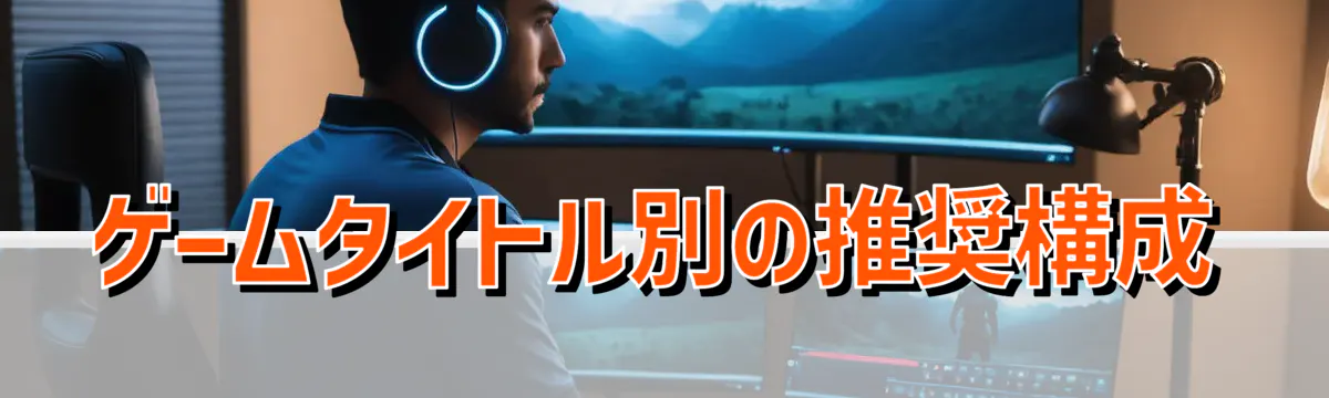ゲームタイトル別の推奨構成