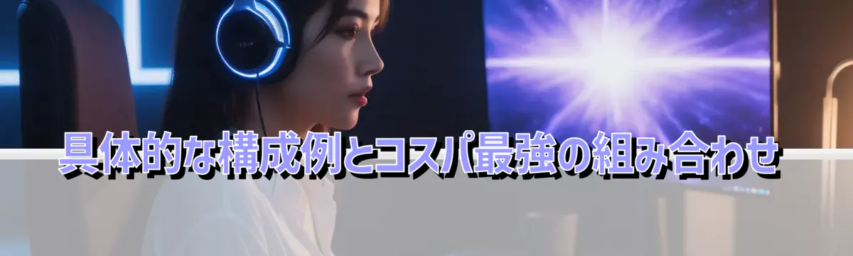 具体的な構成例とコスパ最強の組み合わせ