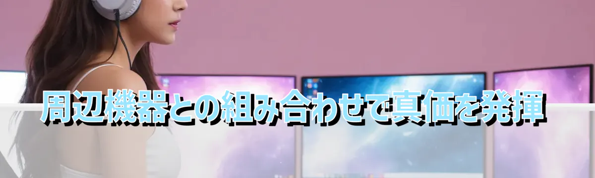 周辺機器との組み合わせで真価を発揮