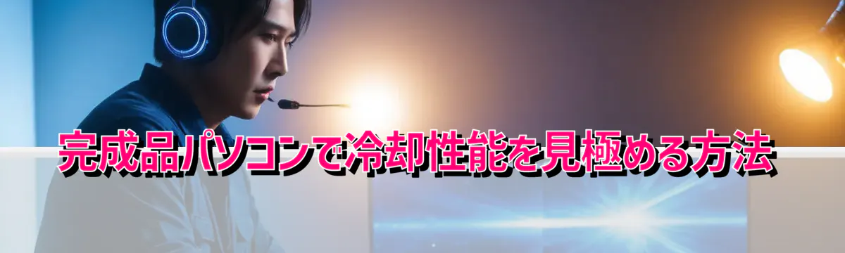 完成品パソコンで冷却性能を見極める方法