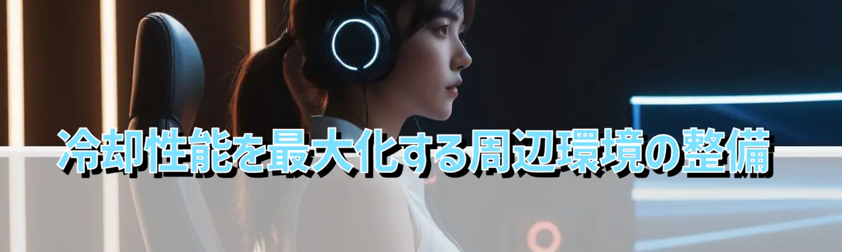 冷却性能を最大化する周辺環境の整備
