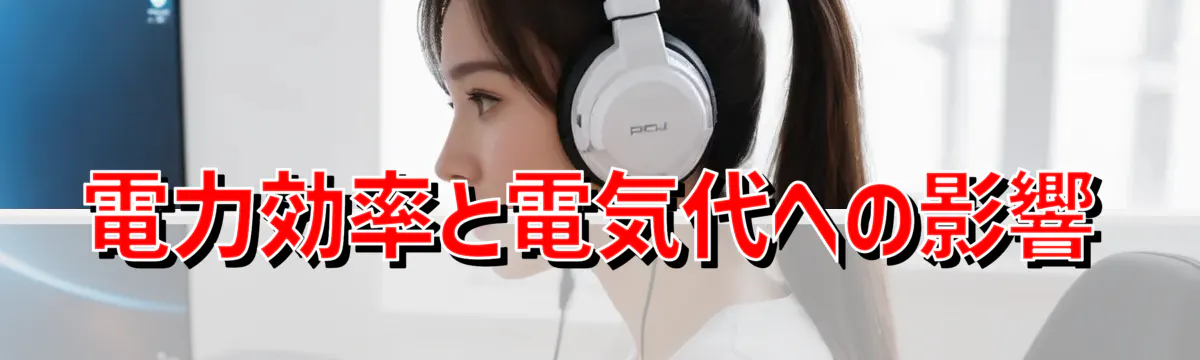 電力効率と電気代への影響