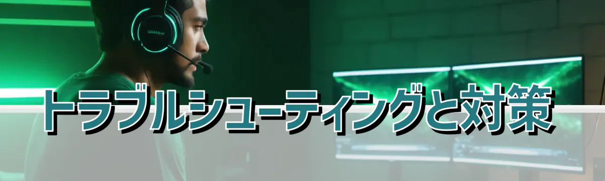 トラブルシューティングと対策