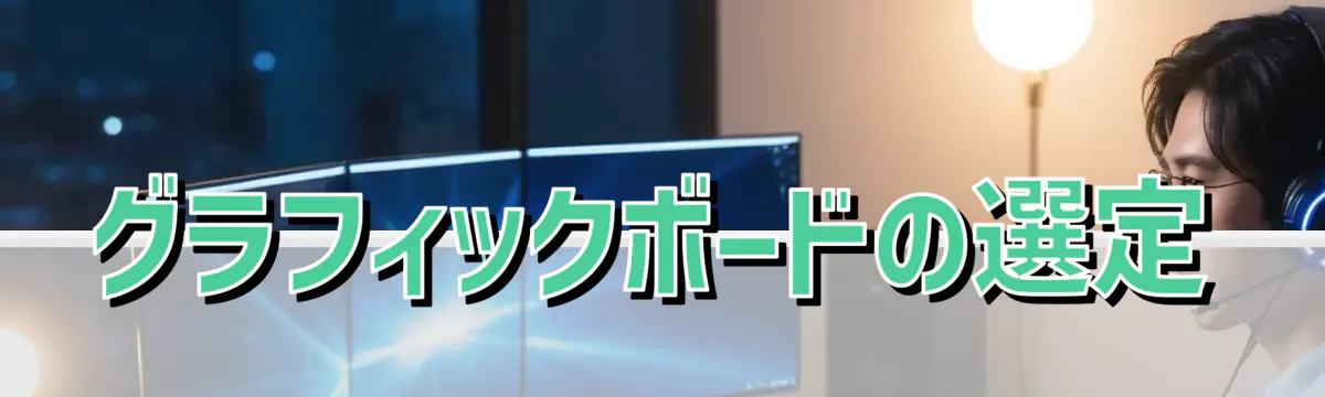 グラフィックボードの選定
