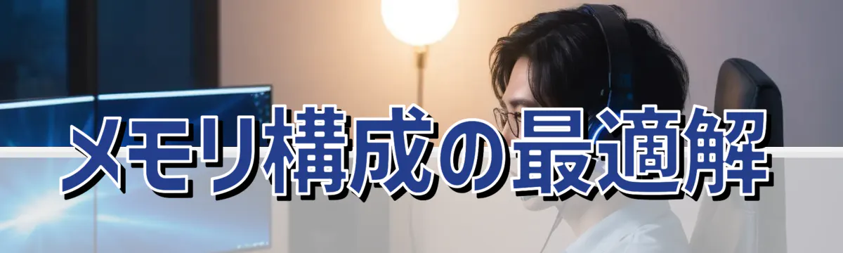 メモリ構成の最適解