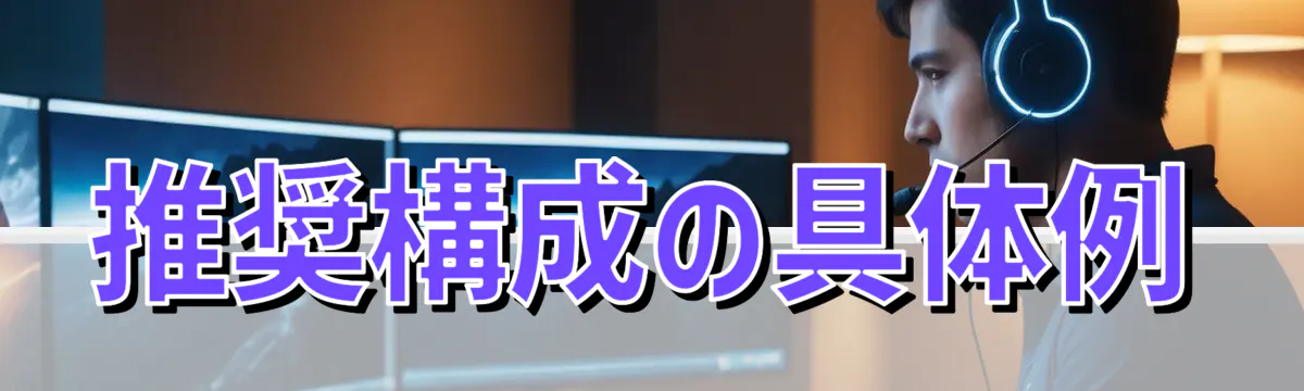 推奨構成の具体例