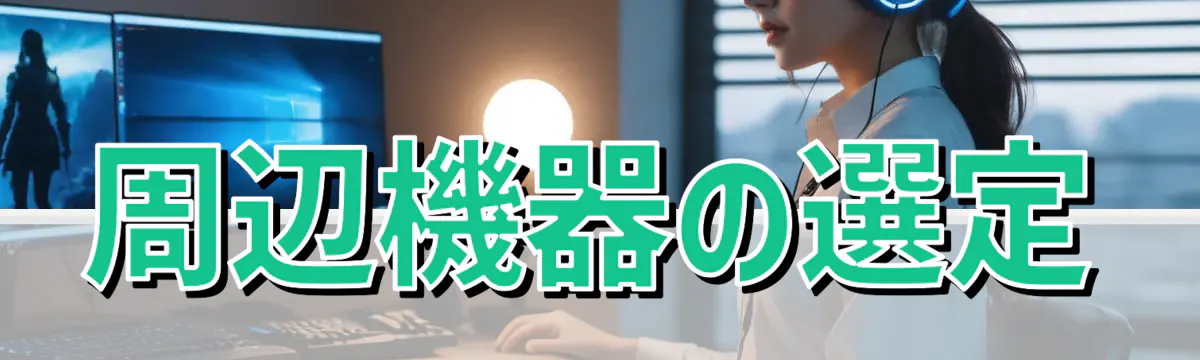 周辺機器の選定