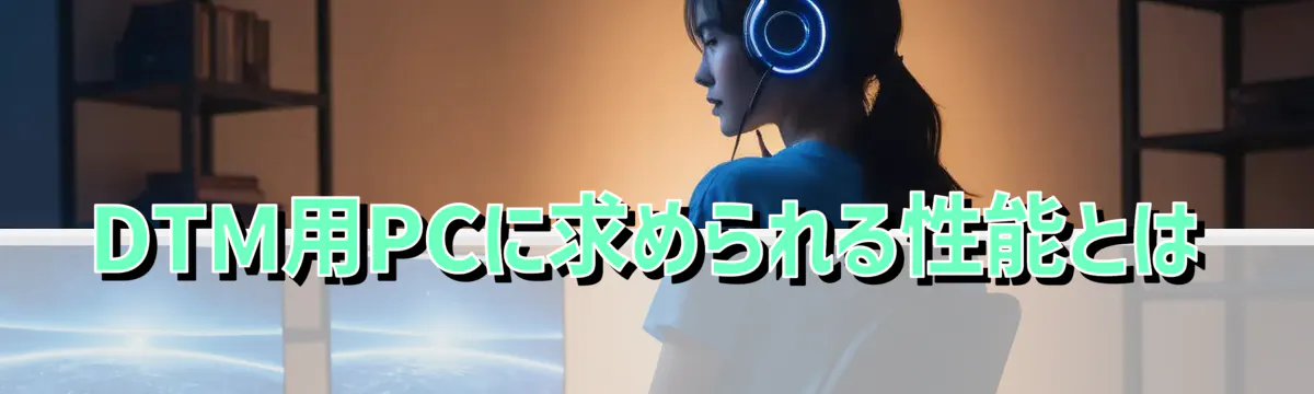 DTM用PCに求められる性能とは