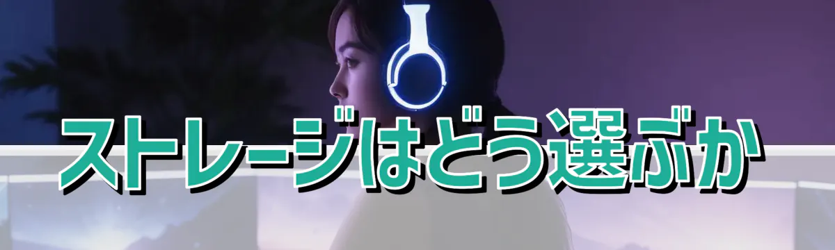 ストレージはどう選ぶか