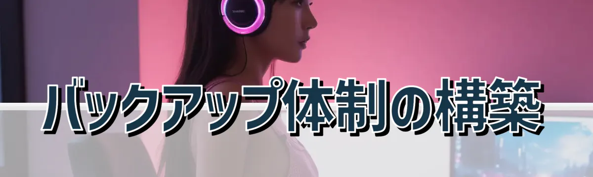 バックアップ体制の構築