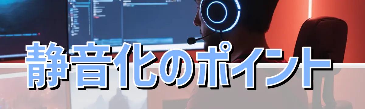 静音化のポイント