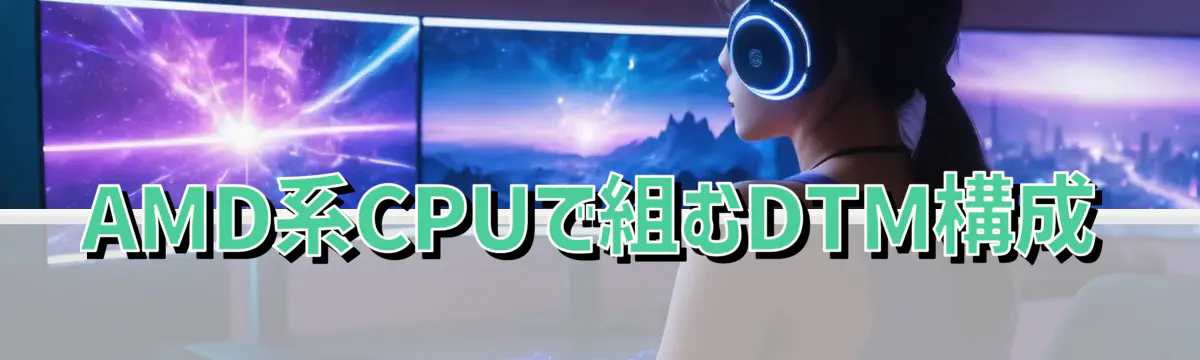 AMD系CPUで組むDTM構成