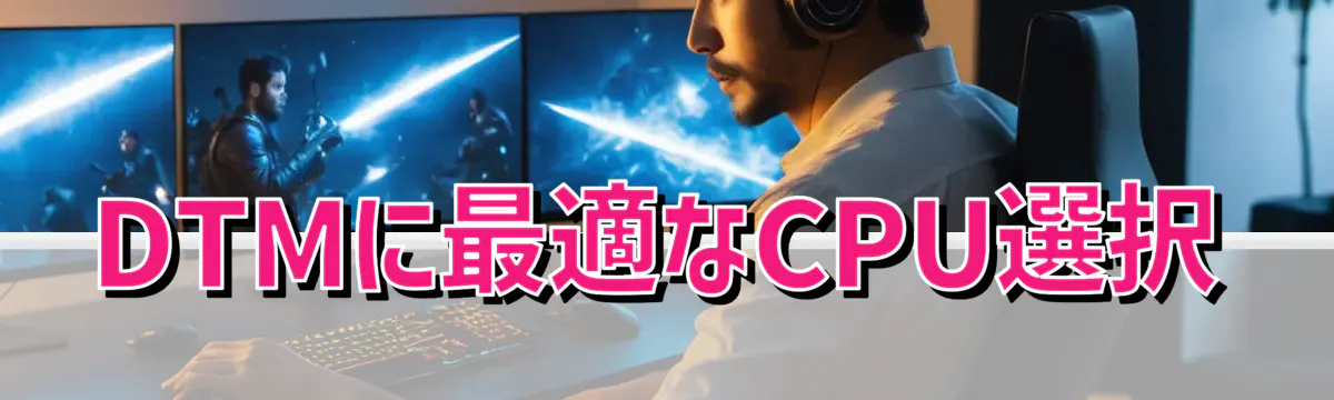 DTMに最適なCPU選択