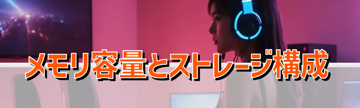 メモリ容量とストレージ構成