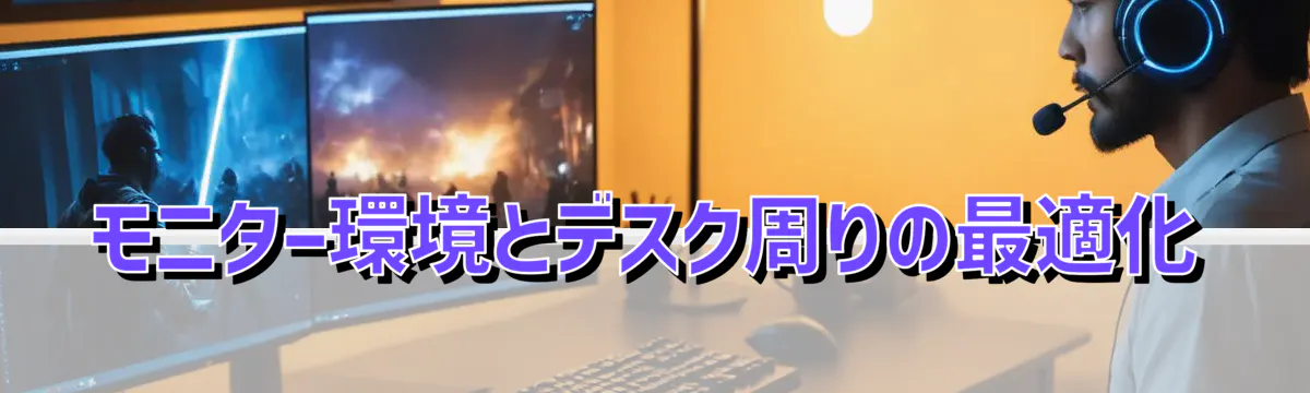 モニター環境とデスク周りの最適化