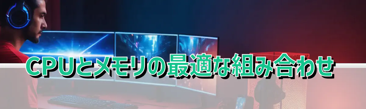 CPUとメモリの最適な組み合わせ