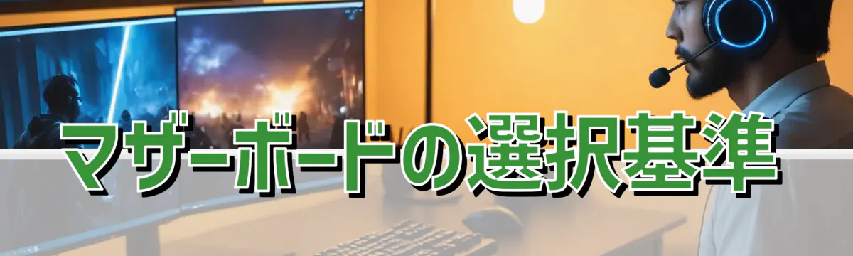 マザーボードの選択基準