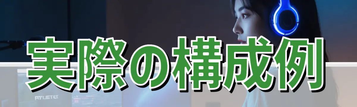 実際の構成例