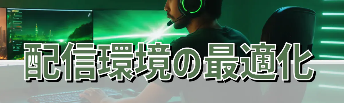 配信環境の最適化