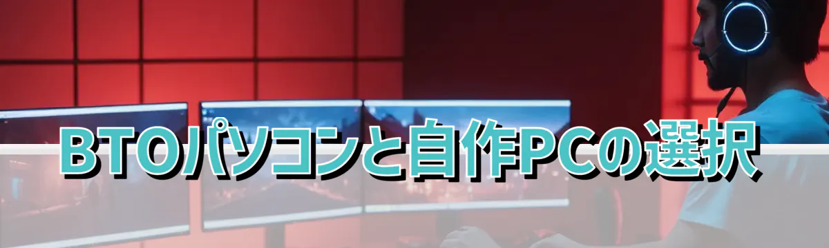 BTOパソコンと自作PCの選択