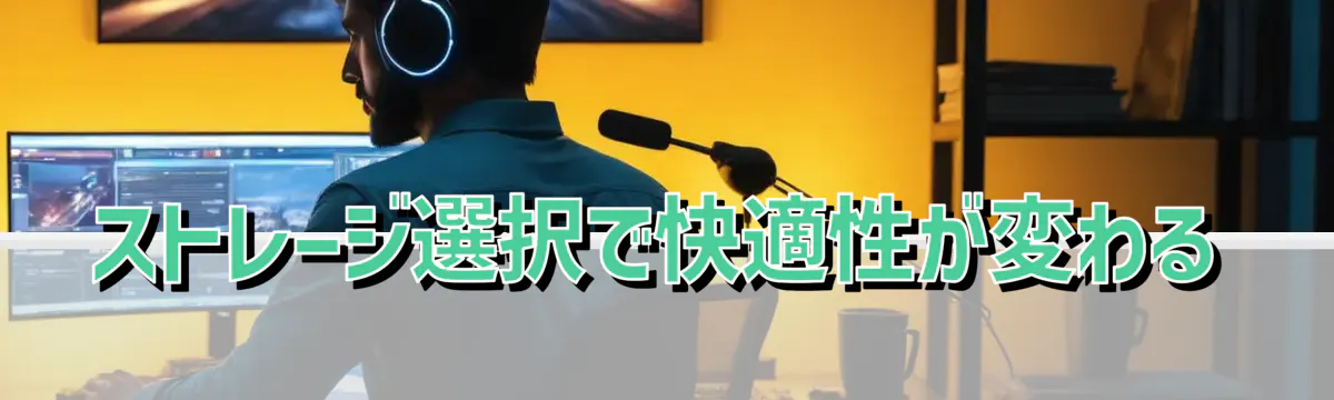 ストレージ選択で快適性が変わる