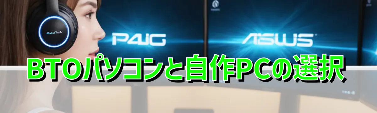 BTOパソコンと自作PCの選択