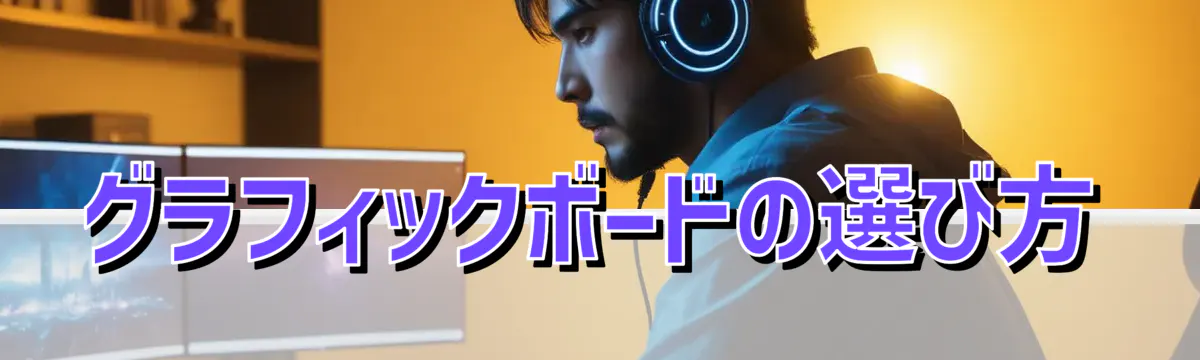 グラフィックボードの選び方