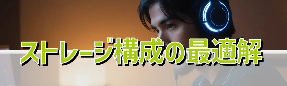 ストレージ構成の最適解