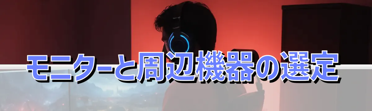 モニターと周辺機器の選定
