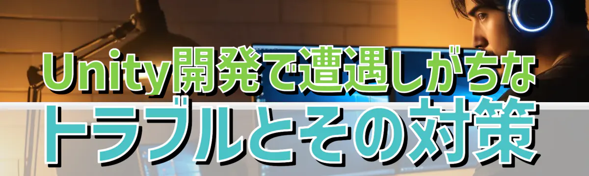 Unity開発で遭遇しがちなトラブルとその対策