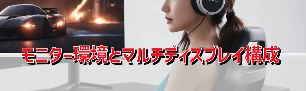 モニター環境とマルチディスプレイ構成
