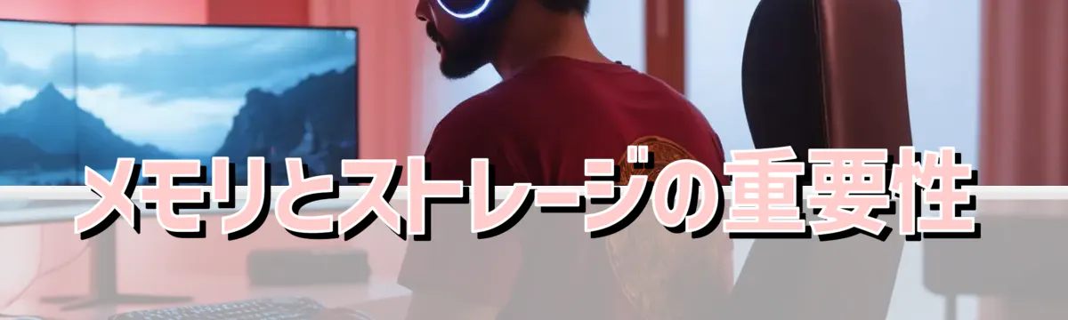 メモリとストレージの重要性