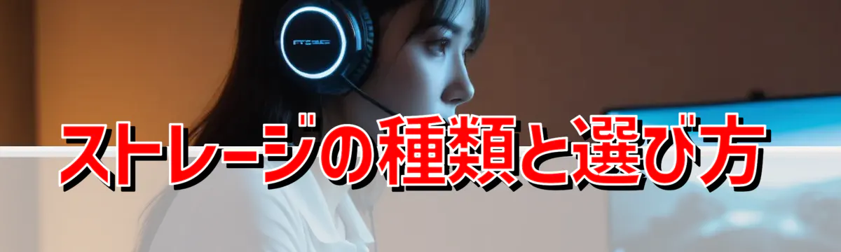 ストレージの種類と選び方