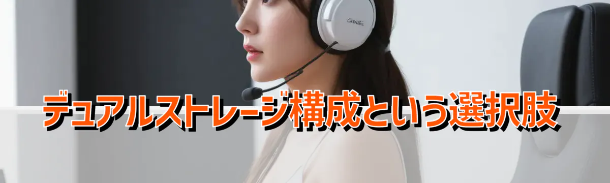 デュアルストレージ構成という選択肢