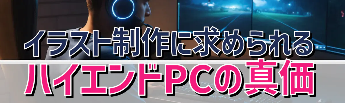 イラスト制作に求められるハイエンドPCの真価