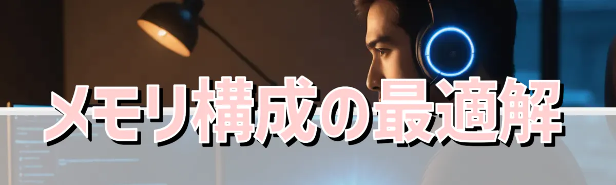 メモリ構成の最適解