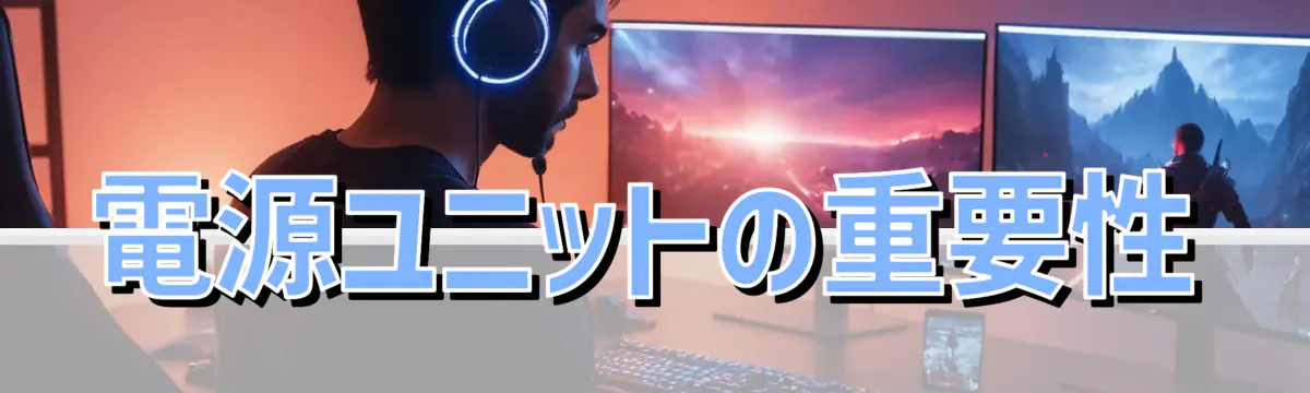 電源ユニットの重要性